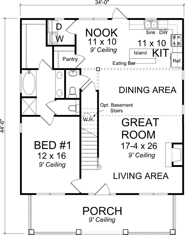 Main Floor Plan: 11-405