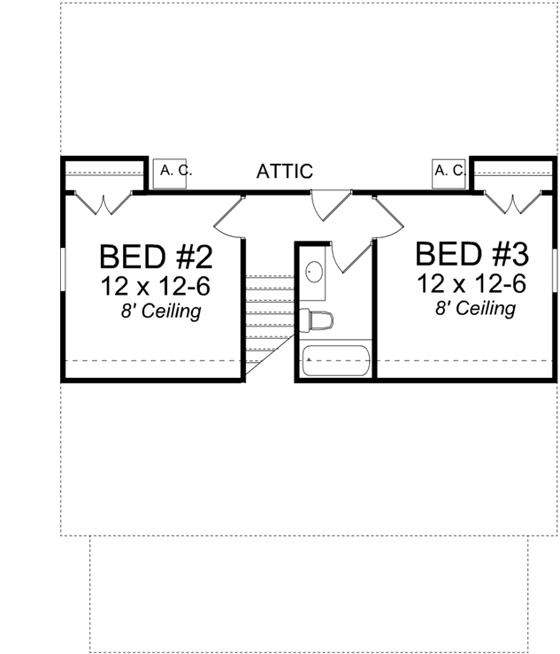 Upper/Second Floor Plan: 11-405