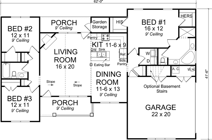 Main Floor Plan: 11-407