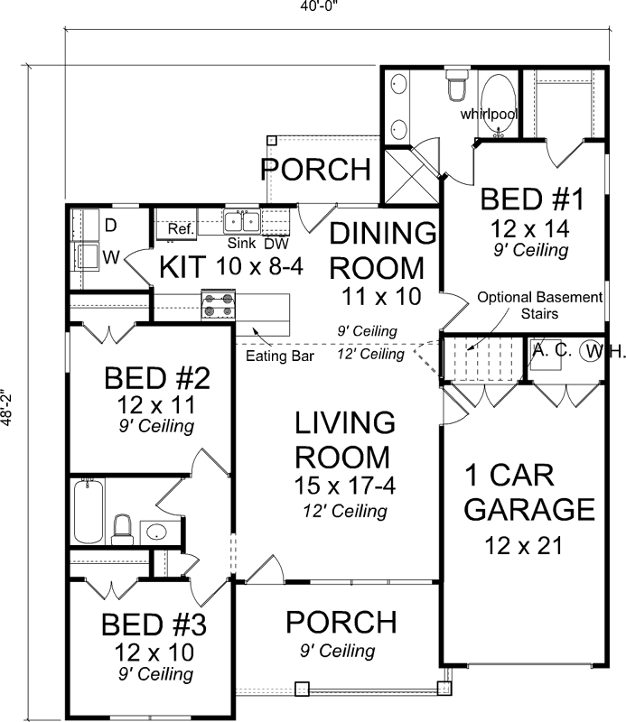 Main Floor Plan: 11-408