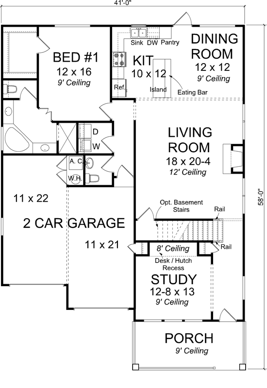 Main Floor Plan: 11-412