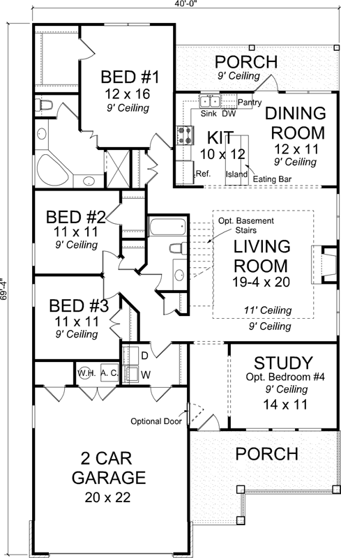 Main Floor Plan: 11-413