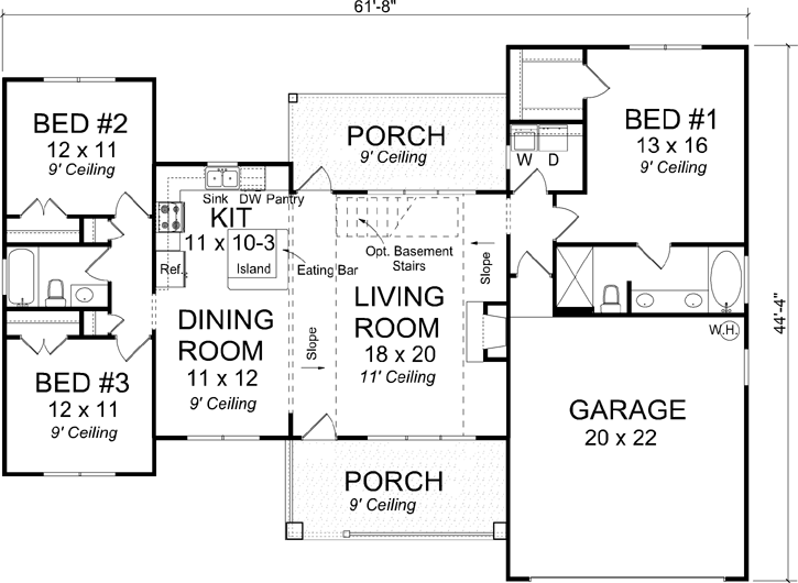 Main Floor Plan: 11-416