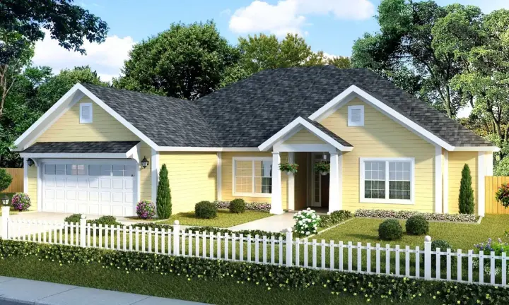 Craftsman house plans 11-417 - front exterior, 1,988 sq ft, 5 bed, 3 bath house plans | Monster House Plans