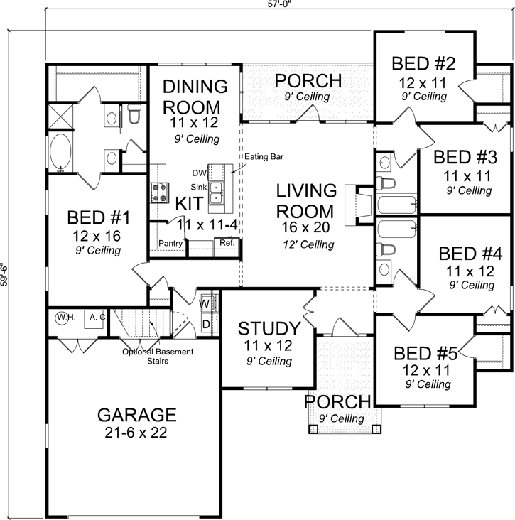 Main Floor Plan: 11-417