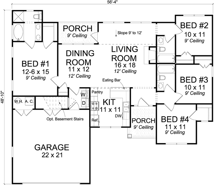 Main Floor Plan: 11-420