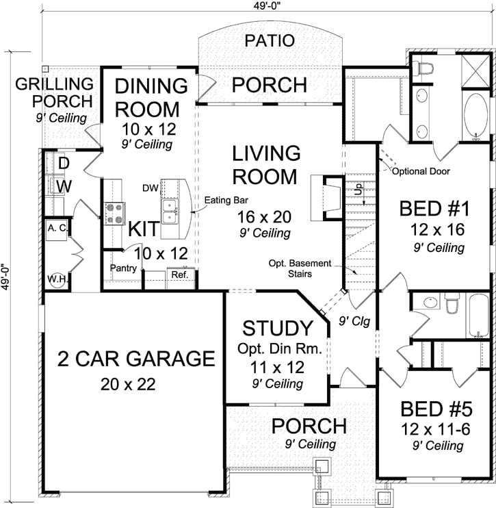 Main Floor Plan: 11-421