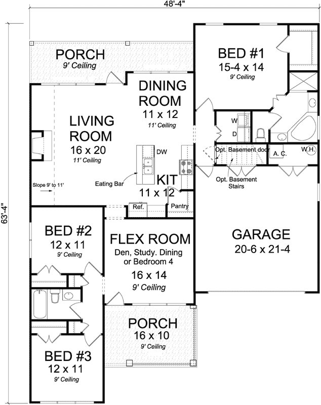 Main Floor Plan: 11-424