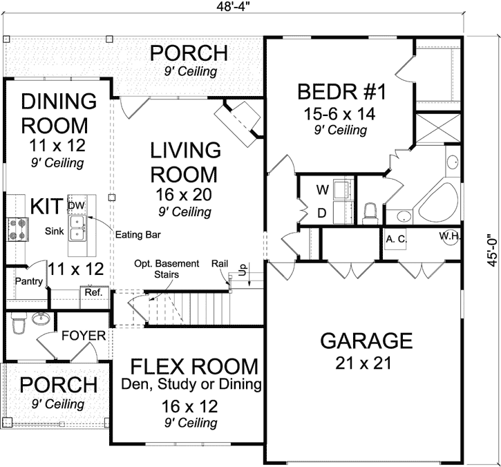 Main Floor Plan: 11-425
