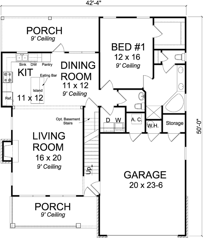 Main Floor Plan: 11-427