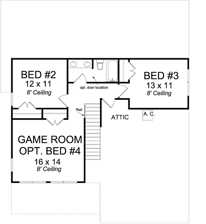Upper/Second Floor Plan: 11-427