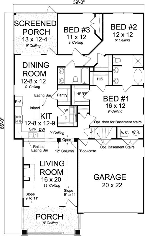 Main Floor Plan: 11-430