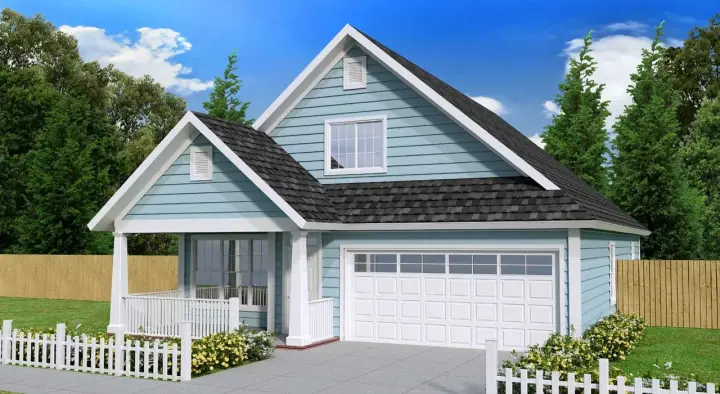 Craftsman house plans 11-433 - front exterior, 1,720 sq ft, 3 bed, 2 bath house plans | Monster House Plans