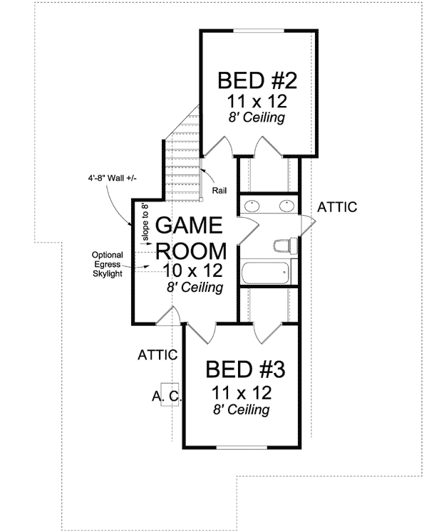 Upper/Second Floor Plan: 11-433