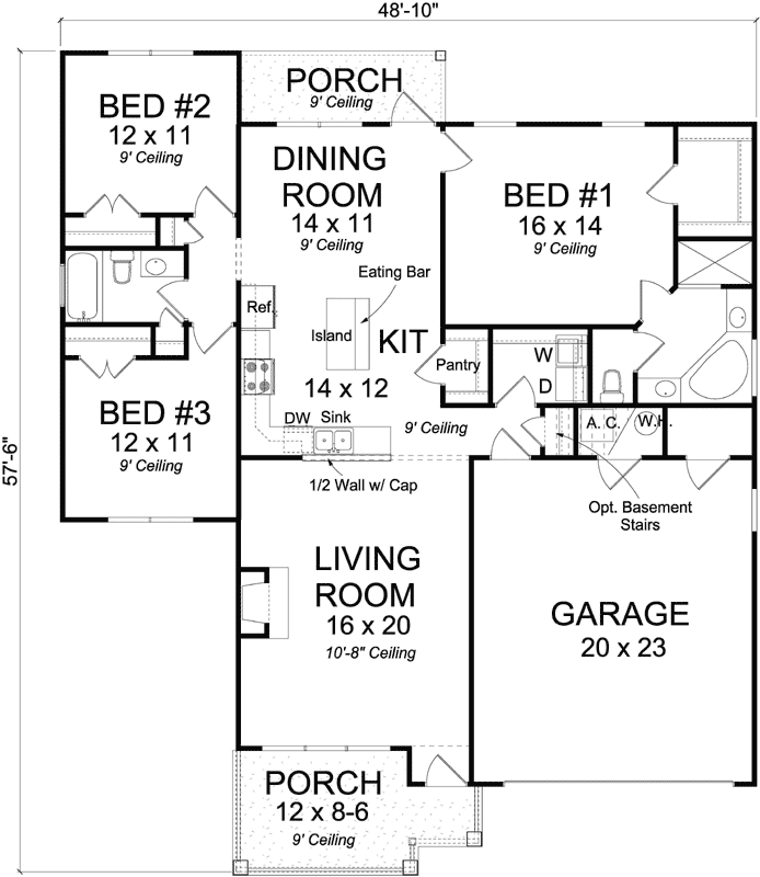 Main Floor Plan: 11-434