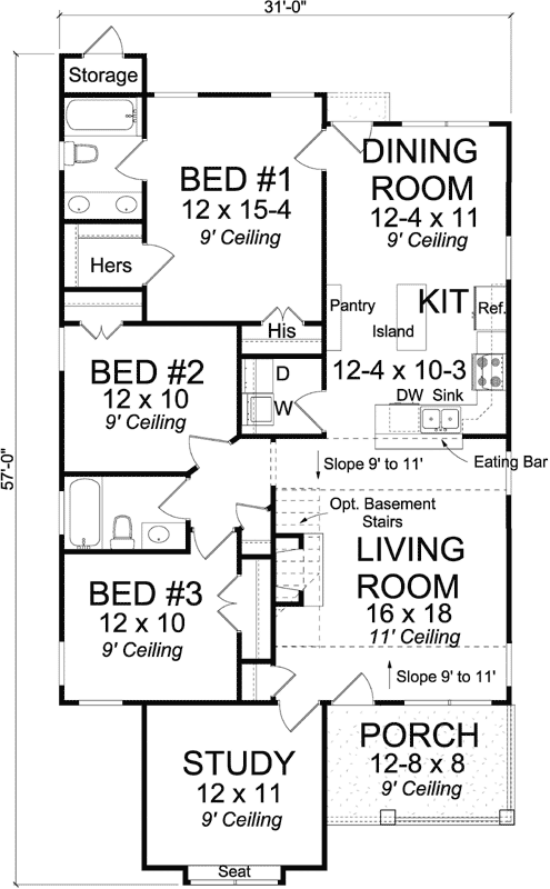 Main Floor Plan: 11-437