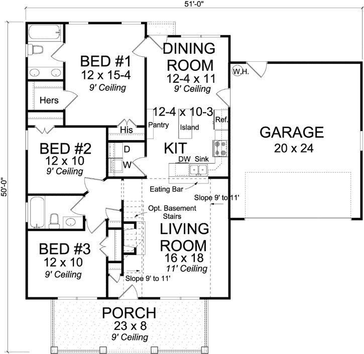 Main Floor Plan: 11-438