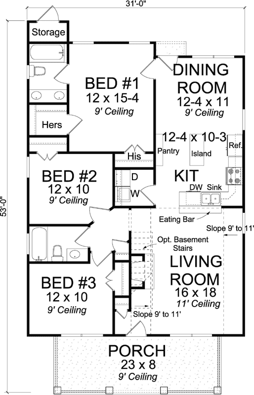 Main Floor Plan: 11-439