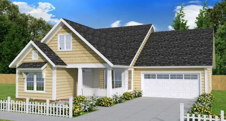 Craftsman house plans 11-440 - front exterior, 1,810 sq ft, 3 bed, 2 bath house plans | Monster House Plans