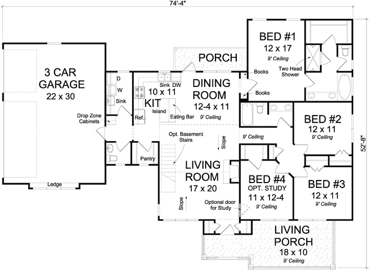 Main Floor Plan: 11-444