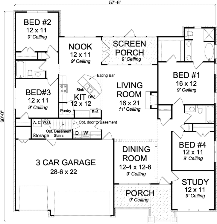Main Floor Plan: 11-445