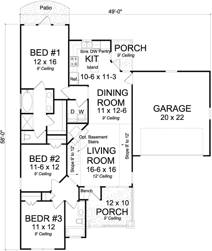 Main Floor Plan: 11-450
