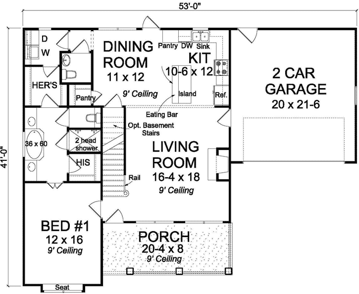 Main Floor Plan: 11-452