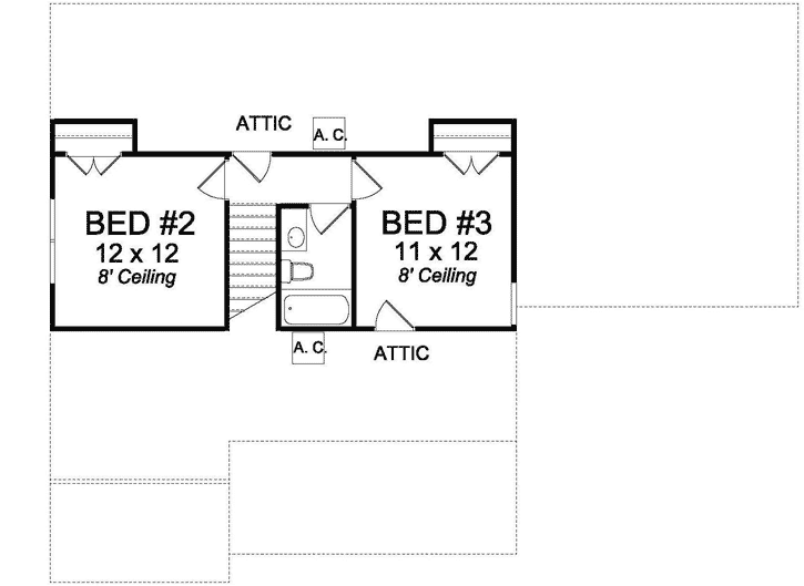 Upper/Second Floor Plan: 11-452