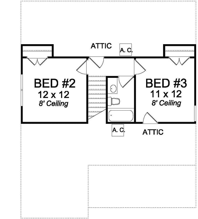 Upper/Second Floor Plan: 11-453