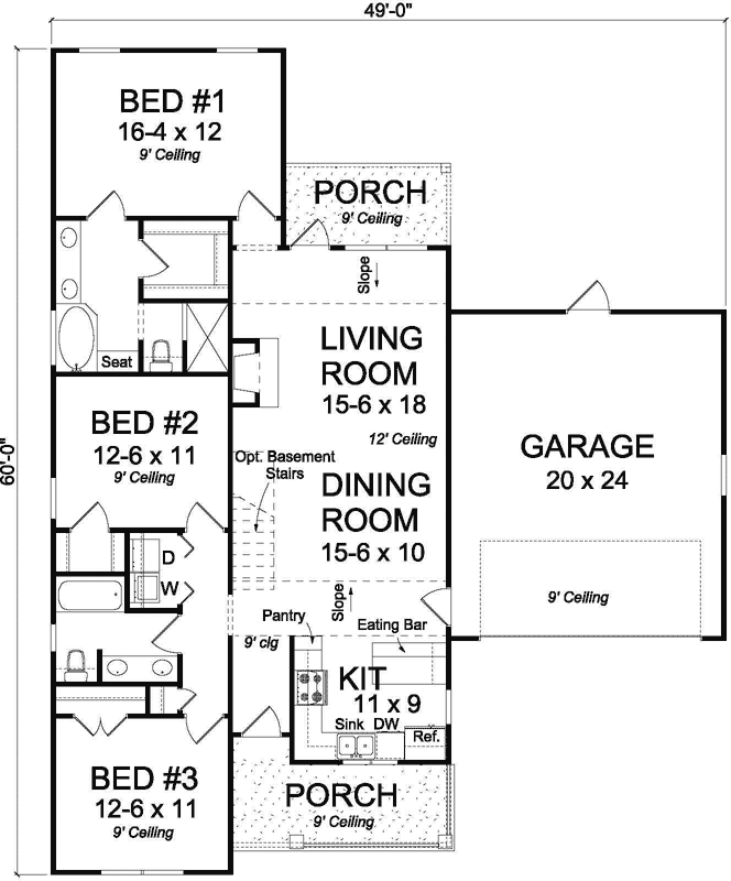 Main Floor Plan: 11-454