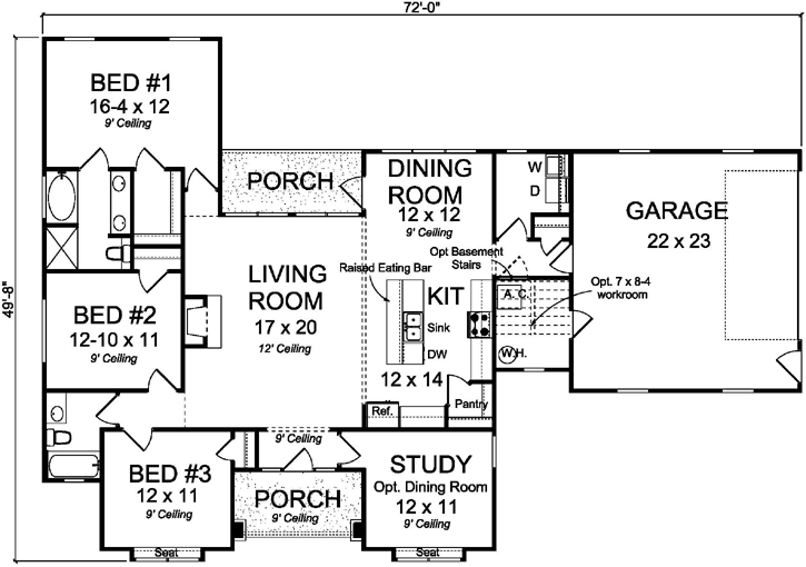 Main Floor Plan: 11-456