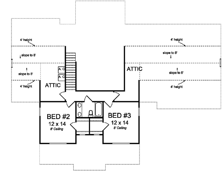 Upper/Second Floor Plan: 11-457