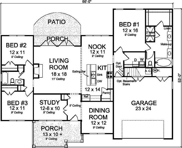 Main Floor Plan: 11-459