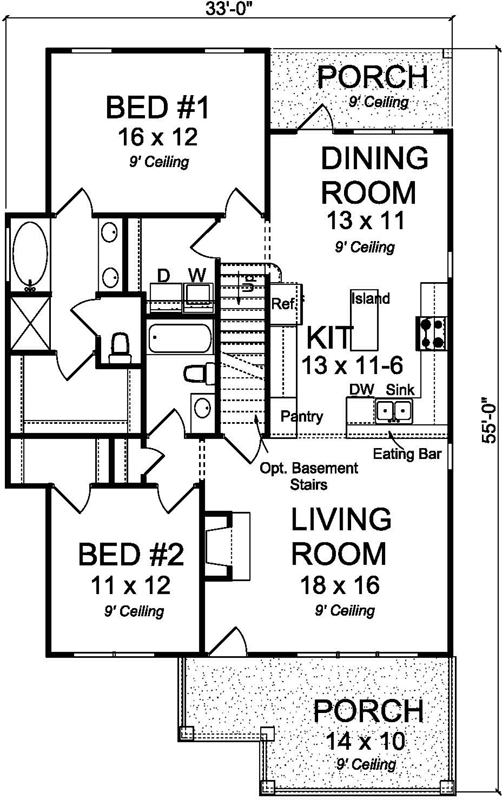 Main Floor Plan: 11-460