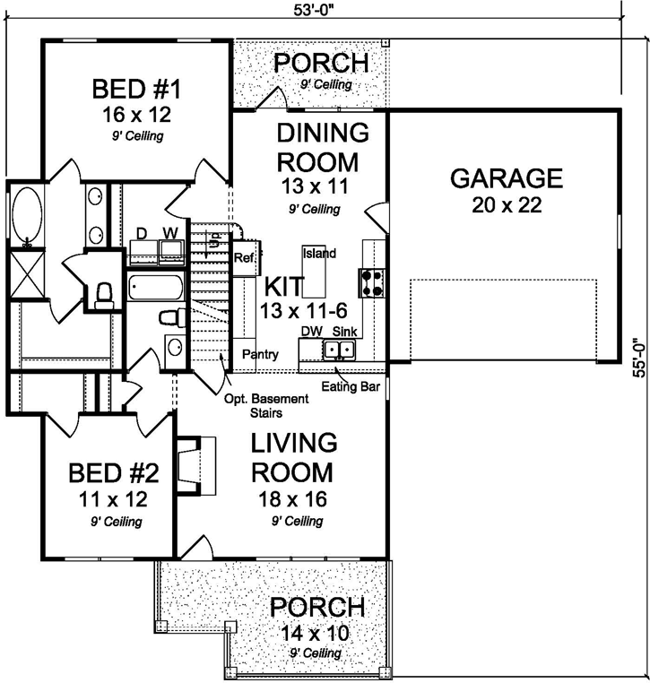 Main Floor Plan: 11-461