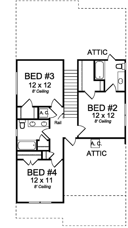Upper/Second Floor Plan: 11-462