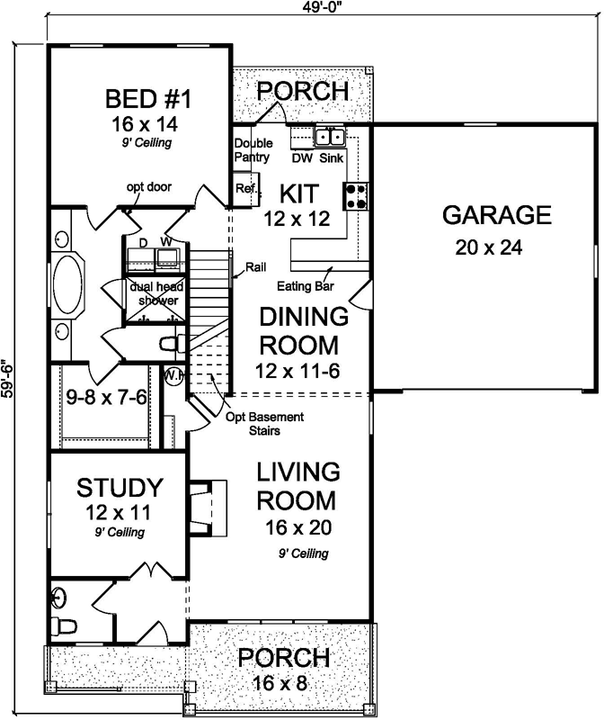 Main Floor Plan: 11-463