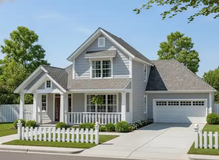 Craftsman house plans 11-464 - front exterior, 1,860 sq ft, 3 bed, 2 bath house plans | Monster House Plans