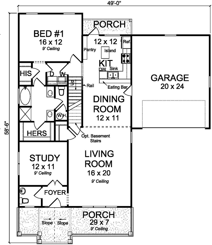 Main Floor Plan: 11-464