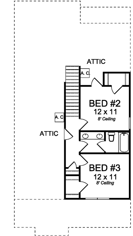 Upper/Second Floor Plan: 11-465