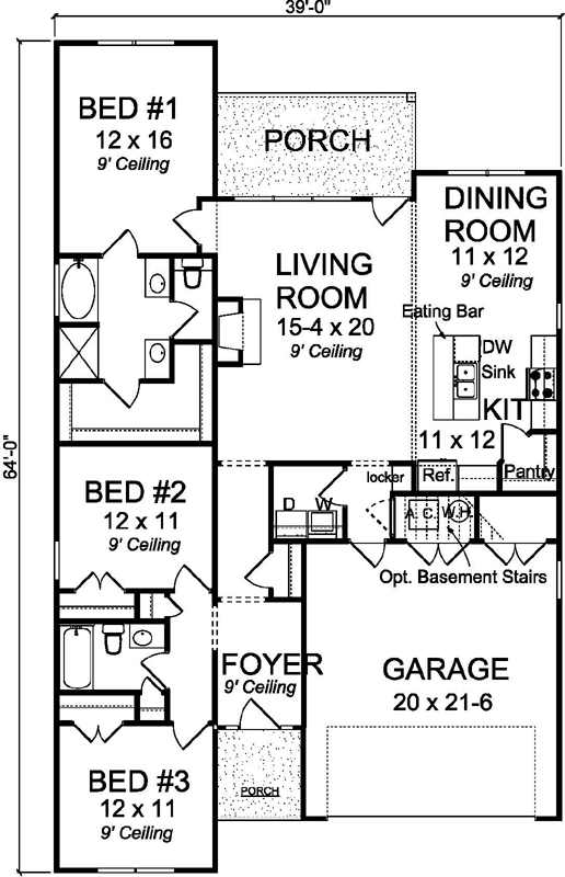 Main Floor Plan: 11-466