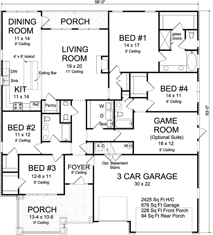 Main Floor Plan: 11-473