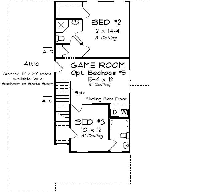 Upper/Second Floor Plan: 11-488