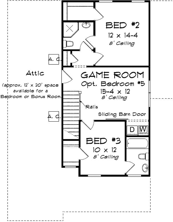 Upper/Second Floor Plan: 11-489