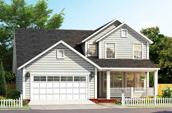 Country house plans 11-490 - front exterior, 2,075 sq ft, 3 bed, 3 bath house plans | Monster House Plans