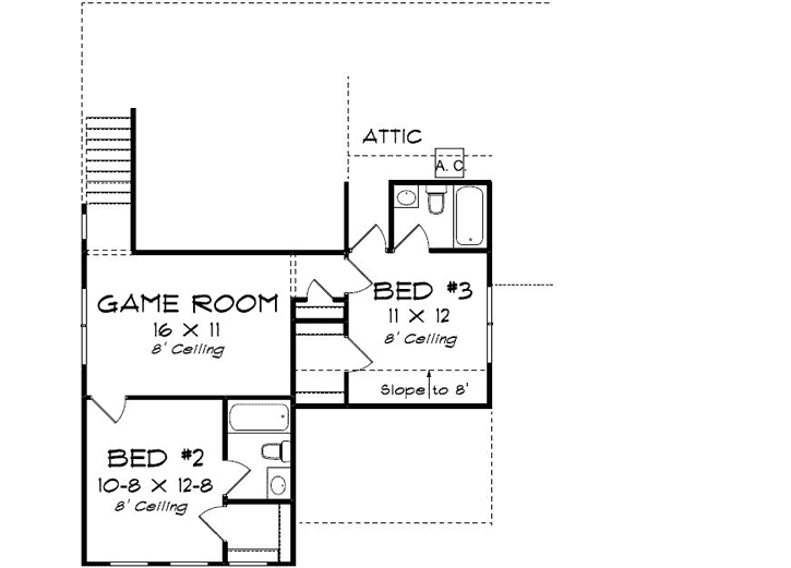 Upper/Second Floor Plan: 11-492