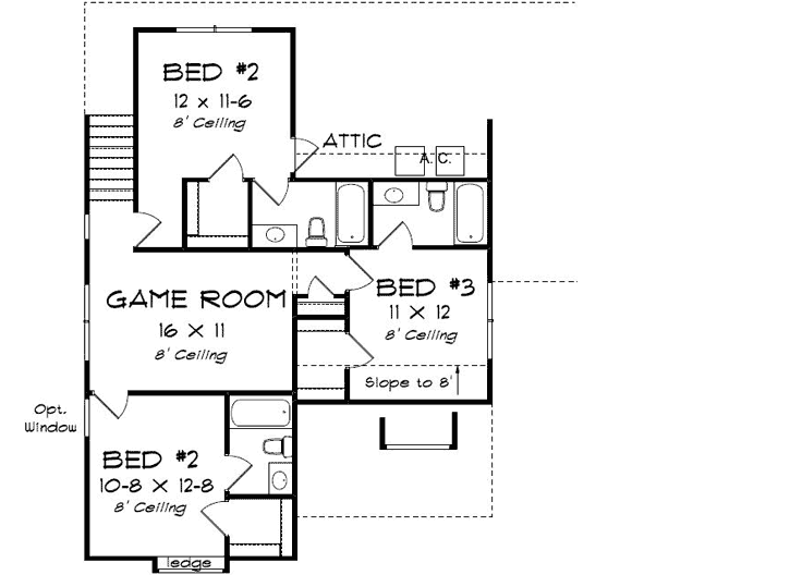 Upper/Second Floor Plan: 11-494