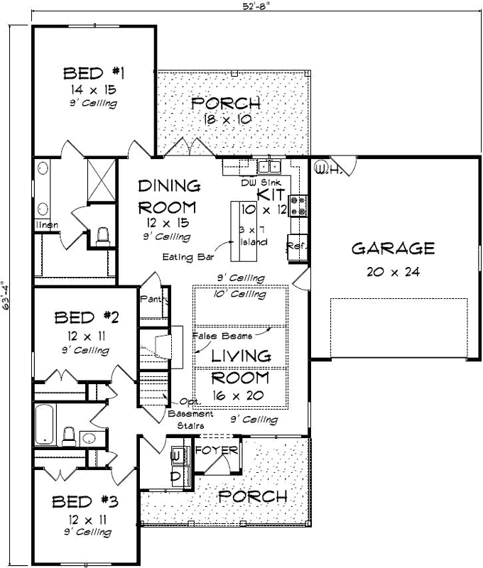Main Floor Plan: 11-496