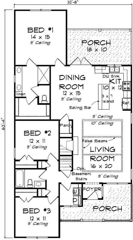 Main Floor Plan: 11-497