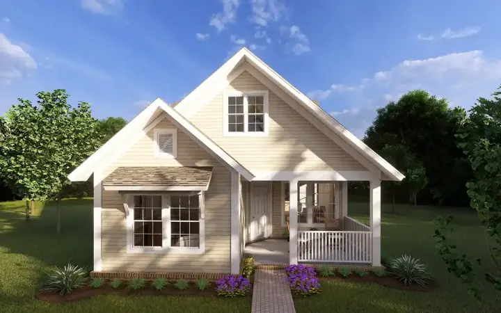 Craftsman house plans 11-509 - front exterior, 1,772 sq ft, 3 bed, 2 bath house plans | Monster House Plans